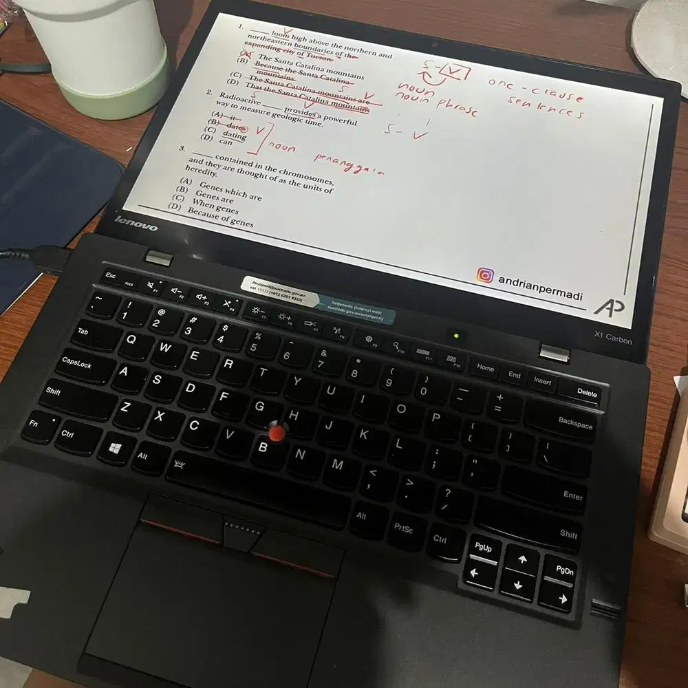 Lenovo Thinkpad x1 Carbon (Gen 3)