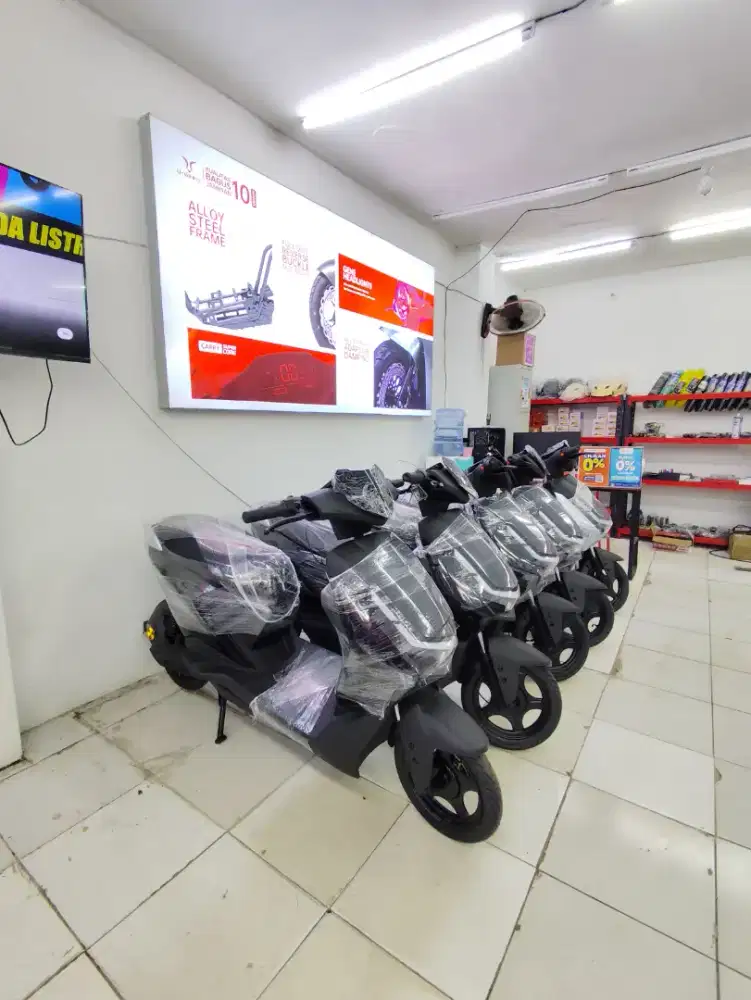 BARU SEPEDA LISTRIK UWINFLY D66B, JOK LUAS 13 LITER HARGA SPECIAL PRMO