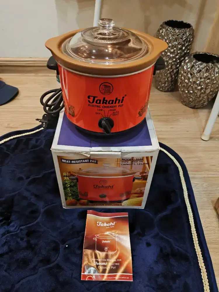 TAKAHI ELECTRIC CROCKERY POT PREMIUM SERIES ORIGINAL