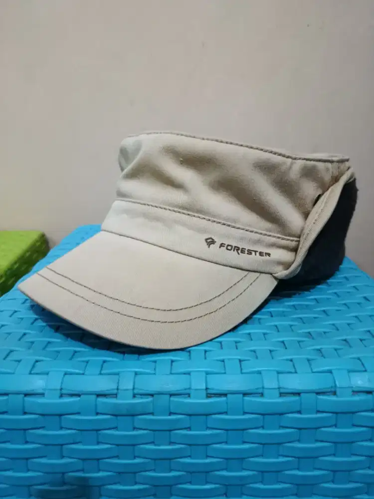 Topi komando forester warna khaky mulus no minus NEGO