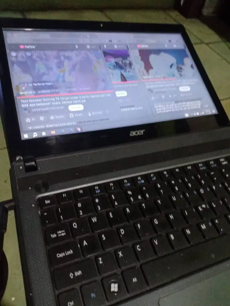 Laptop Acer 4739 Core I3 380M 2.53 GHZ nga perlu  SSD Win 10 Lancar
