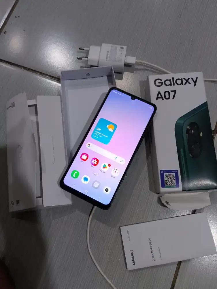 Samsung a07 ram 4/64 fullset