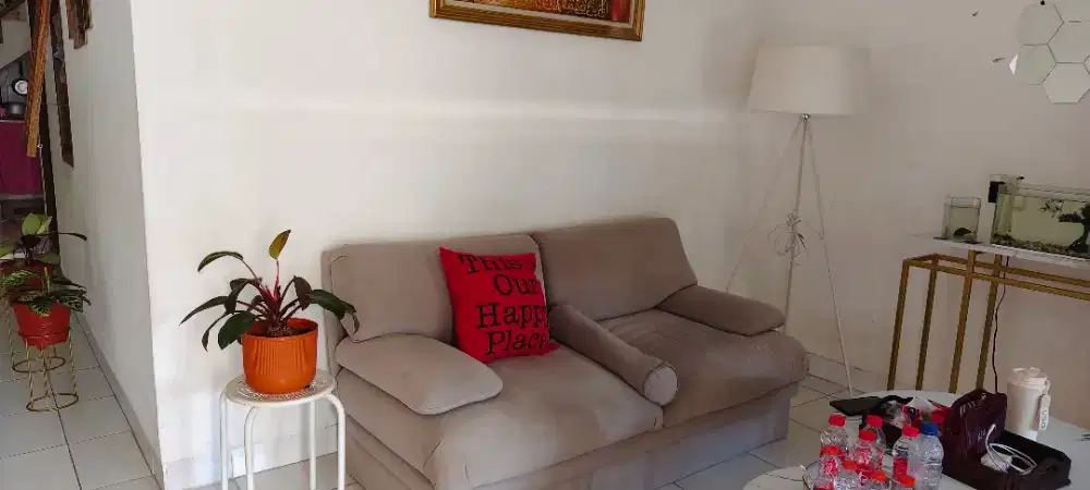 Dijual Cepat Sofa Abu 2 seater baru di spa 800.000 nego