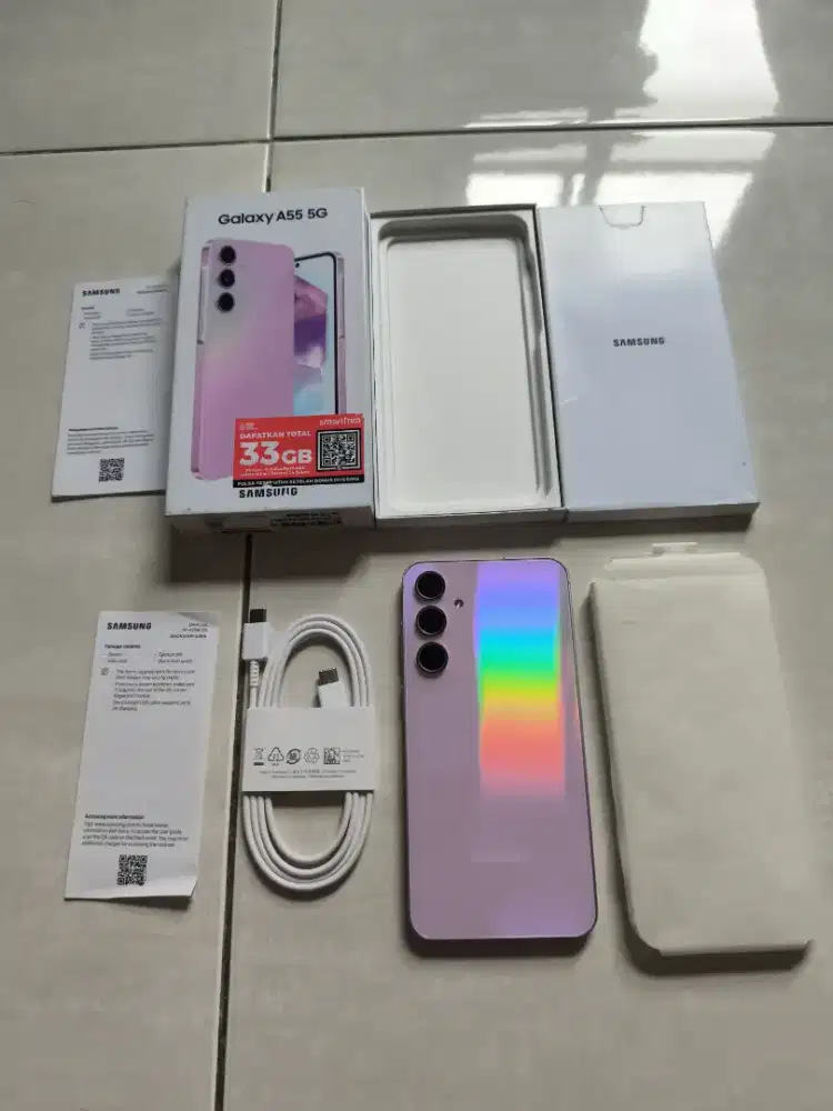 Samsung a55 5g 12/256 awesome lilac mulus sein