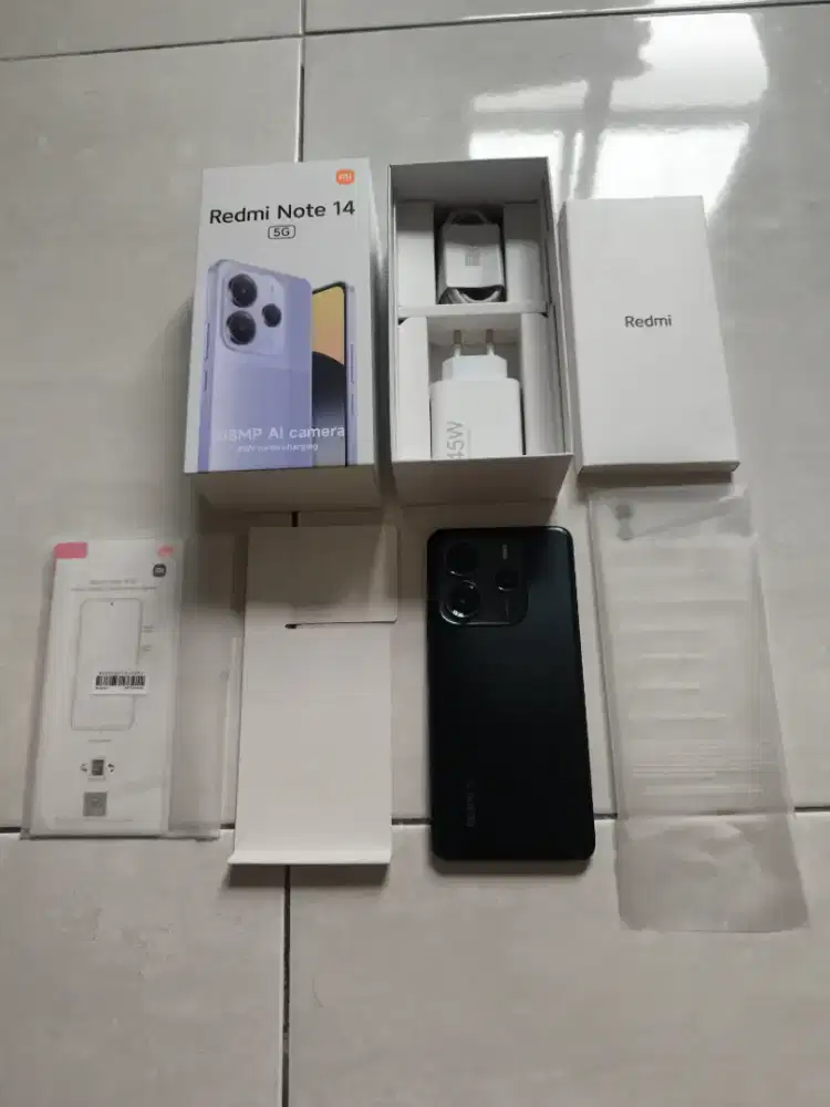 Redmi note 14 5g 12/512 midnight black mulus like new