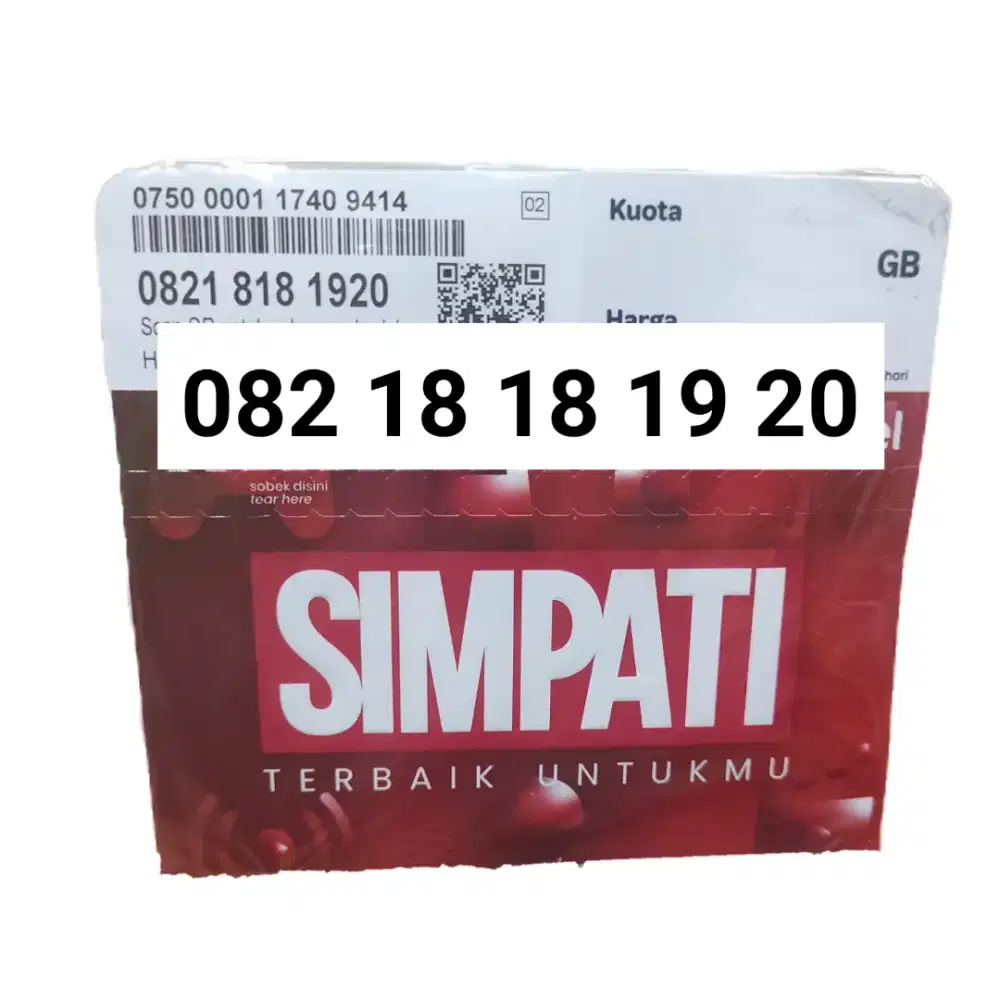 Perdana Telkomsel Prabayar simPATI 11 Digit Seri Naik 18 19 20