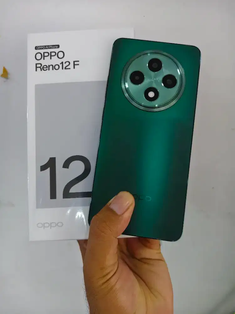Oppo reno 12f 8/256 green kondisi mulus terawat