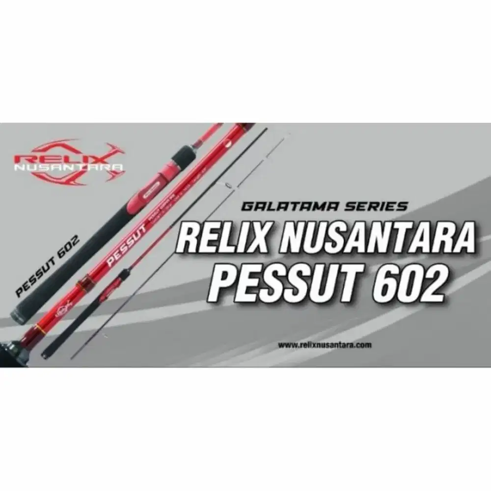 Joran Pesut Relix Nusantara 602. 10-20Lb Full Fuji dan reel Exori 3000