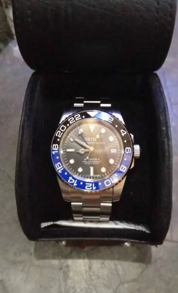 Jam tangan seiko automatic MOD gmt master II