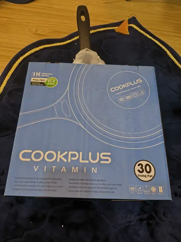 COOKPLUS VITAMIN FRYING PAN 30 / PAN ANTI LENGKET ORIGINAL