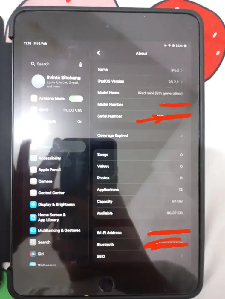Ipadmini 5 second like new