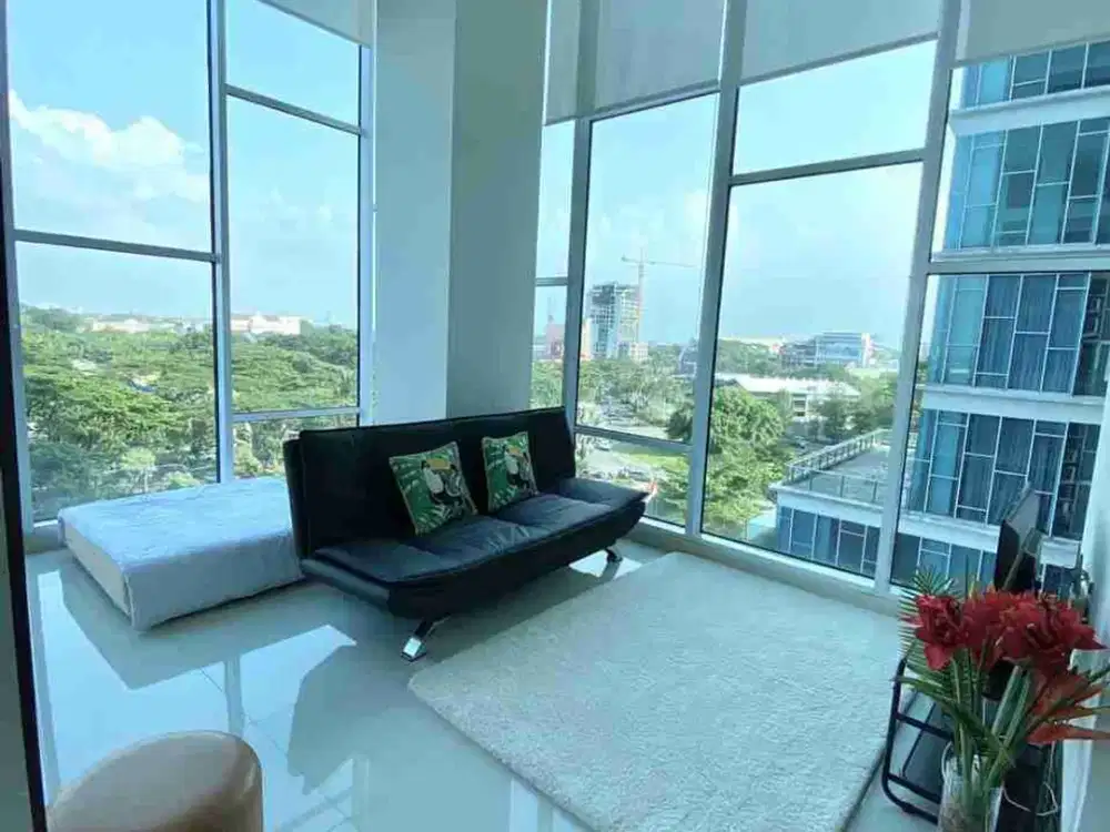 Dijual rugi apartemen Brooklyn alam sutra full furnise