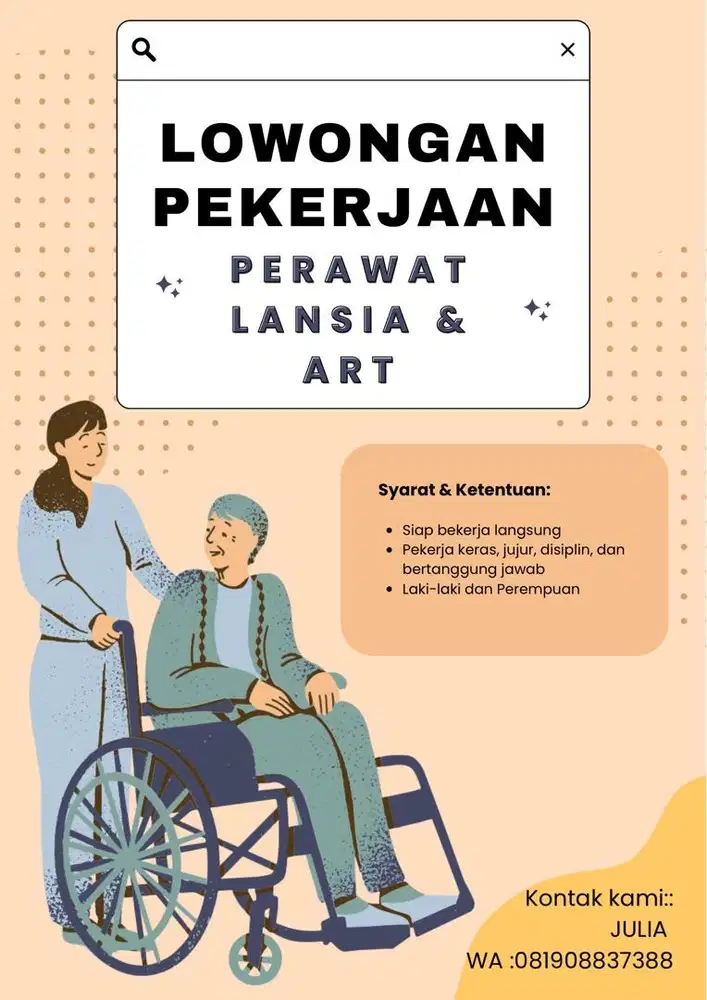 Pengasuh Lansia & ART
