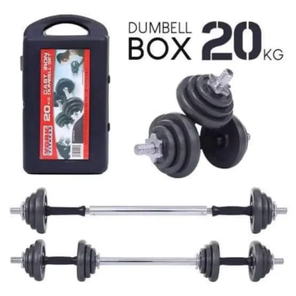 Dumbbel set besi 20 kilo