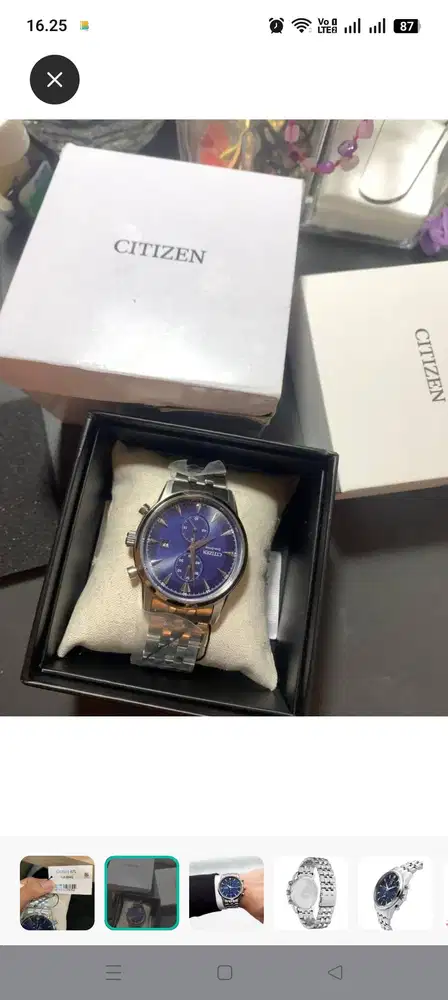 Jam Tangan Pria Citizen Masih Baru Lengkap Dus dan Kartu Garansi