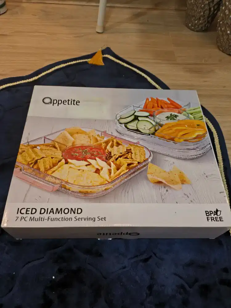 OPPETITE ICE DIAMOND SERVING SET / TEMPAT SAJI INFORMA ORIGINAL NEW