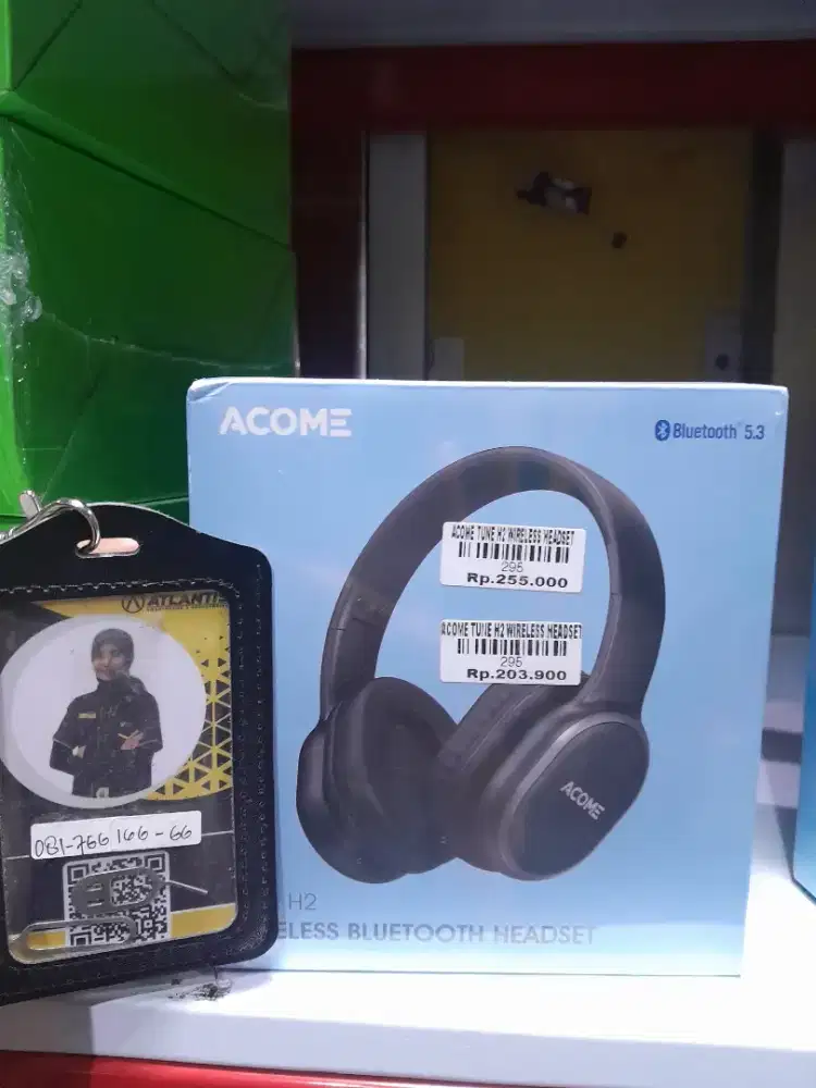 ACOME TUNE H2 WIRELESS HEADSET ATLANTIS DAHSYAT