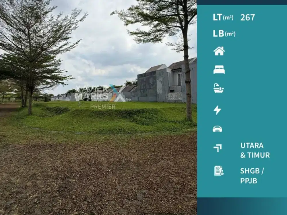 Tanah Kavling Hook Di Cluster Asteria Hill, The Araya Malang