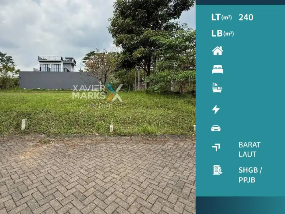 Tanah Kavling di Cluster Asteria Hill, The Araya Malang