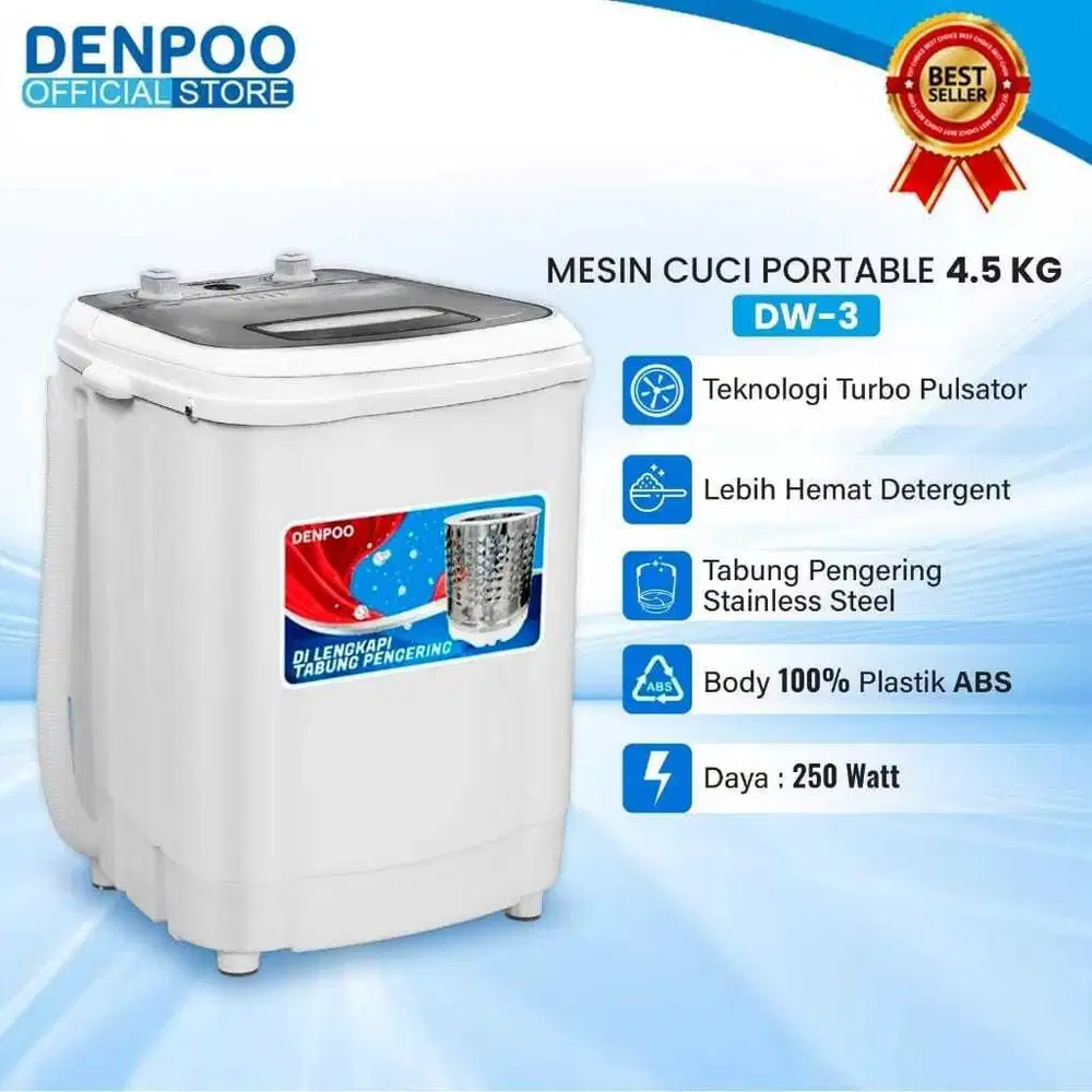 mesin cuci portable denpoo 4.5kg