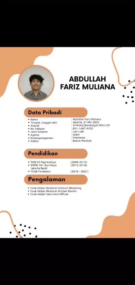 Mencari lowongan pekerjaan  restoran