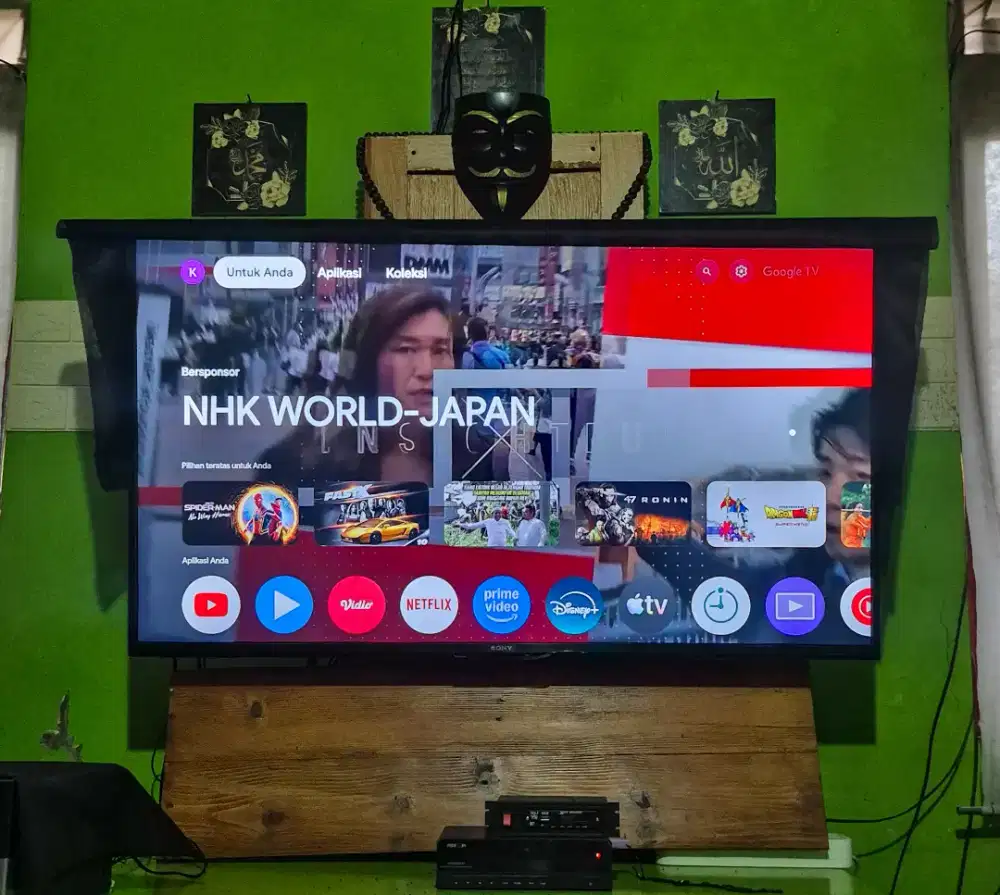 Sony Bravia 50 inch KD-50X75K Smart TV Android UHD 4K HDR • TV + REMOT