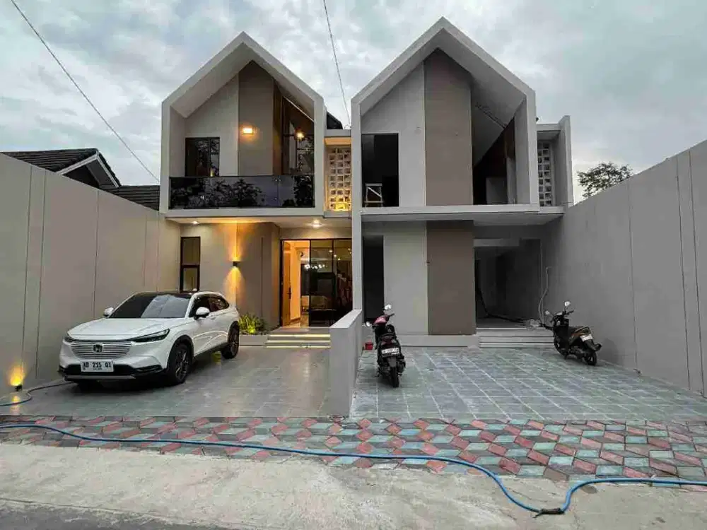 Rumah Scandinavian  Full Furnished Di Krapyak Wedomartani