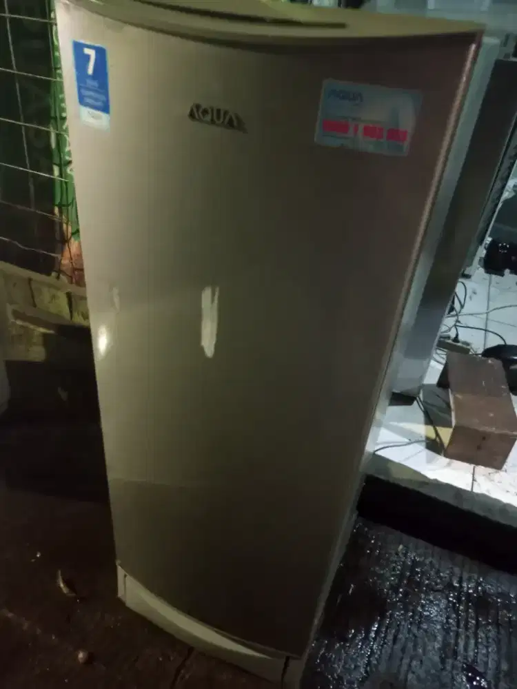 Kulkas Aqua 1 pintu normal siap pakai