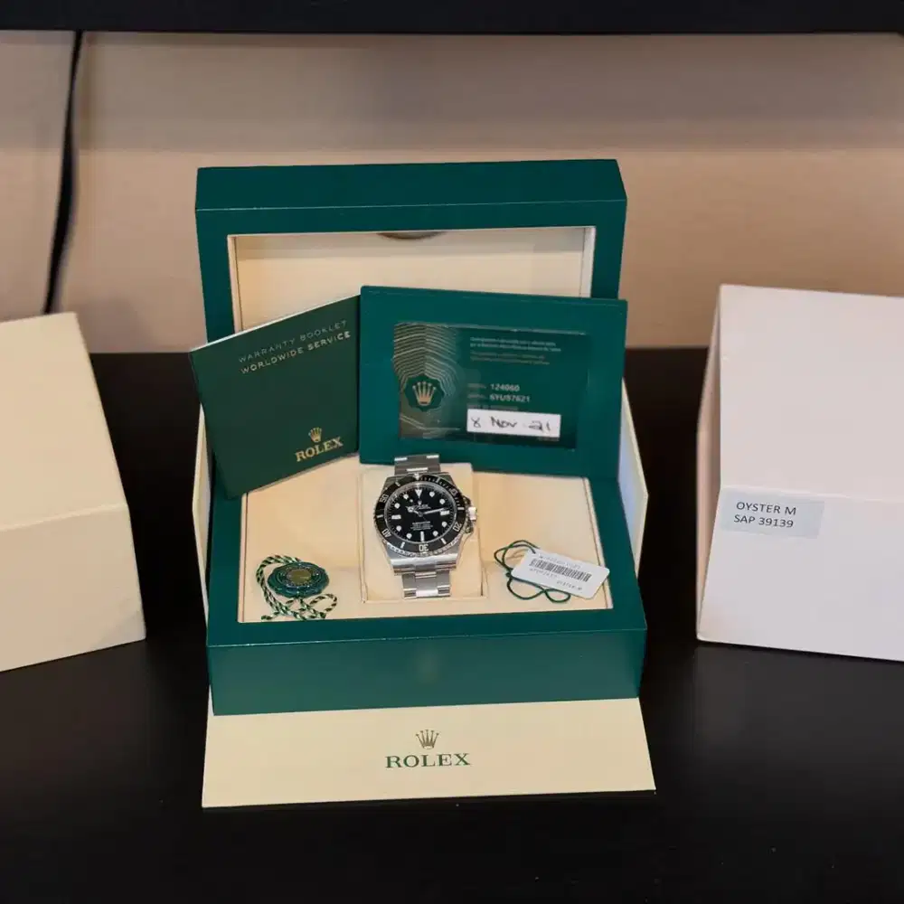 rolex submariner ref124060  tahun 2021