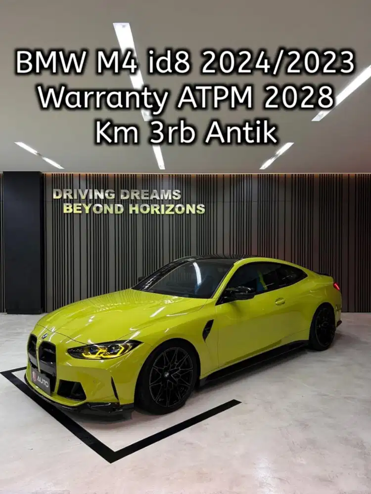 BMW M4 M4C Competition 2024 Kuning Km3rb Nik 2023 i-drive8