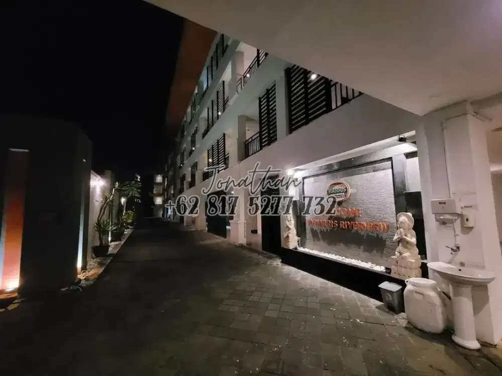 Dijual Unit kamar Hotel Harris Riverview Raya Kuta Badung Bali