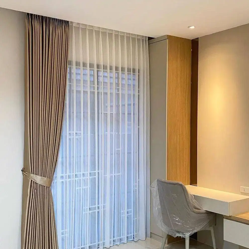 Gorden Minimalis Untuk Rumah Kantor Apartemen Vitrase Korden Wallpaper