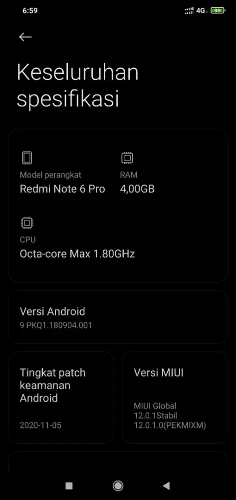 Xiaomi Redmi Note 6 Pro, 4/64.