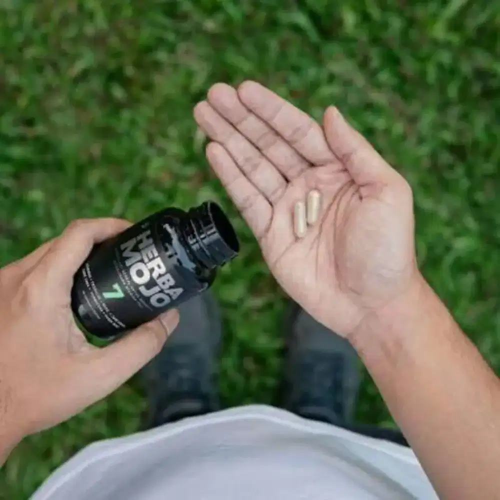 Suplemen kebugaran tubuh pria herbamojo asli original