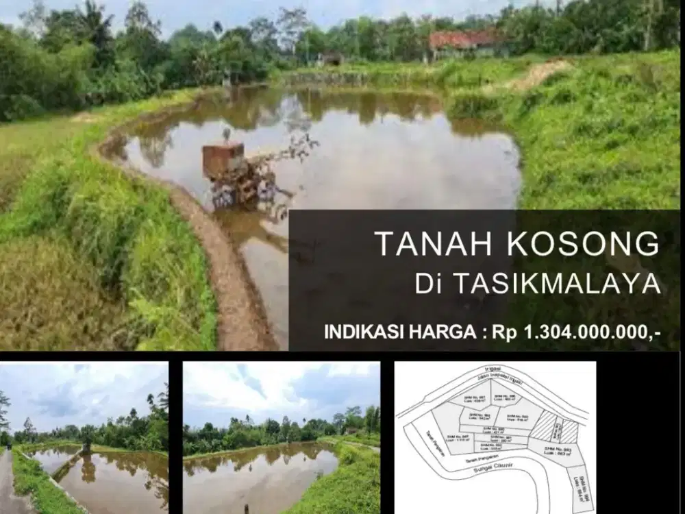 Murah Tanah Jl. Cikadongdong Singaparna Tasikmalaya