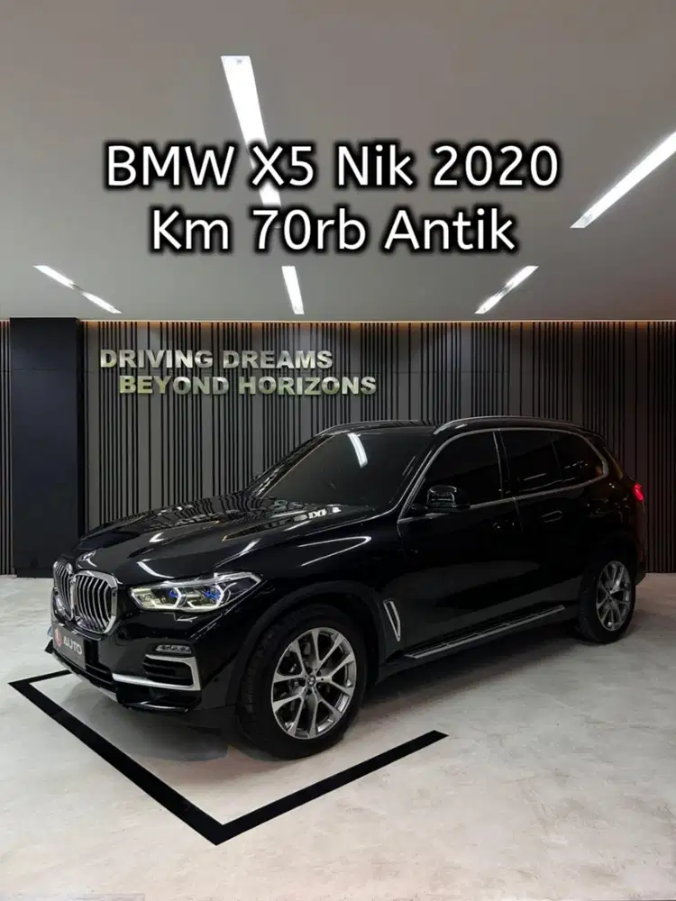 BMW X5 XDrive40i AT 2020 Hitam Km70rb B26ALV mdl 2019