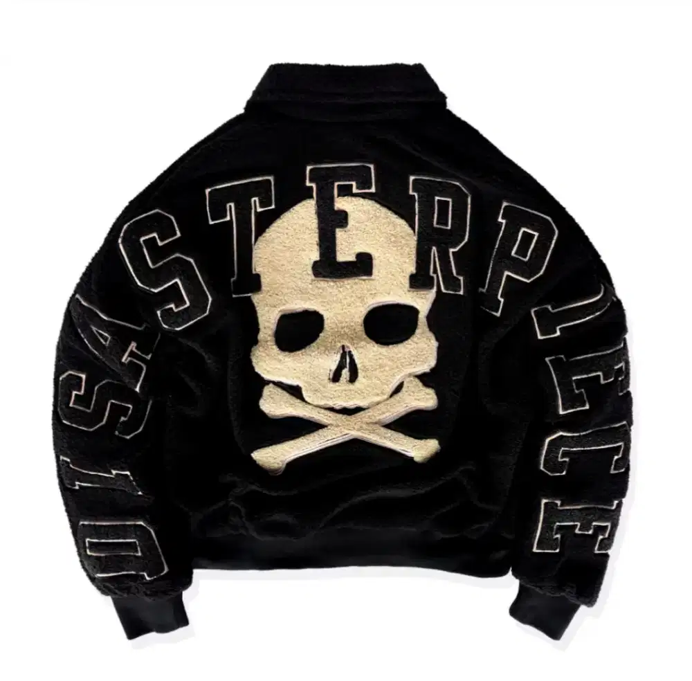 Jaket Memphis Skull Hitam Size M