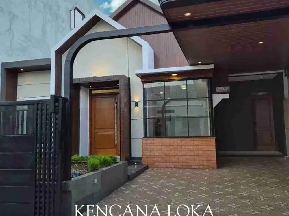 RUMAH BARU DI KENCANA LOKA BSD, SIAP HUNI MODERN 5 MENIT KE TOL BSD & ST. RAWA BUNTU BISA KPR HALAMAN BELAKANG LUAS