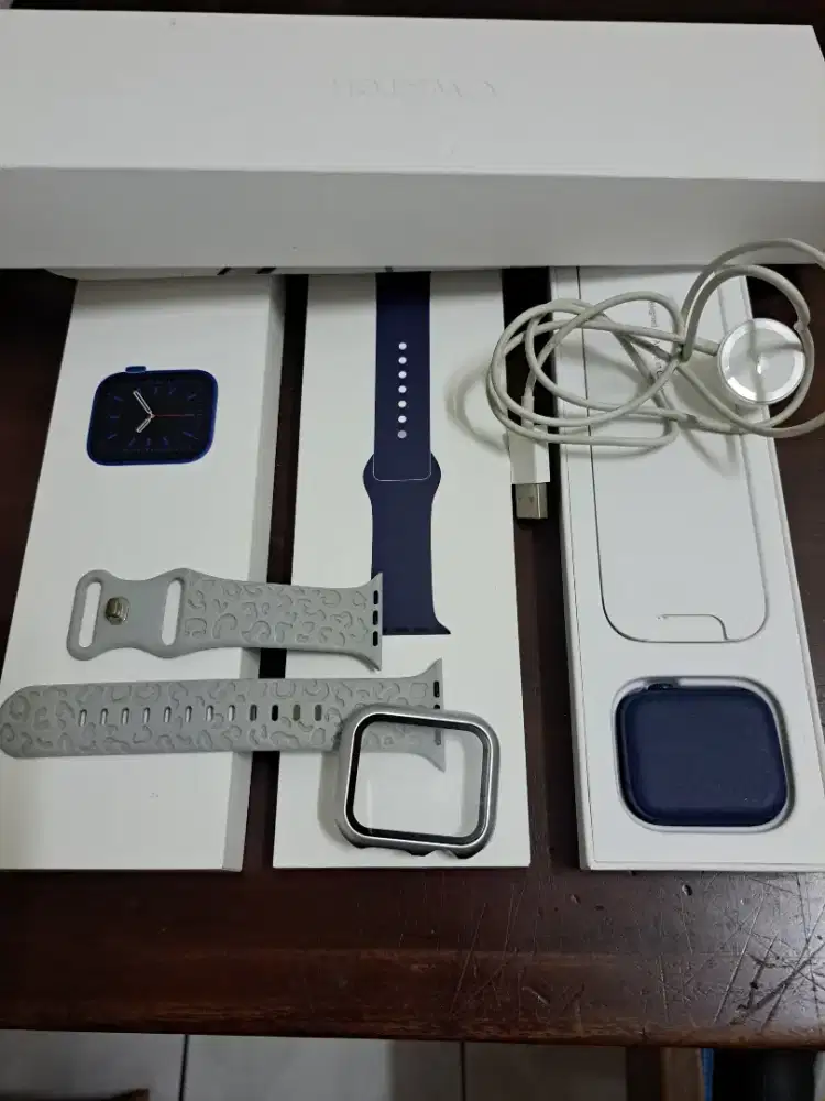 Apple watch 6 44mm ibox warna navy minus lcd