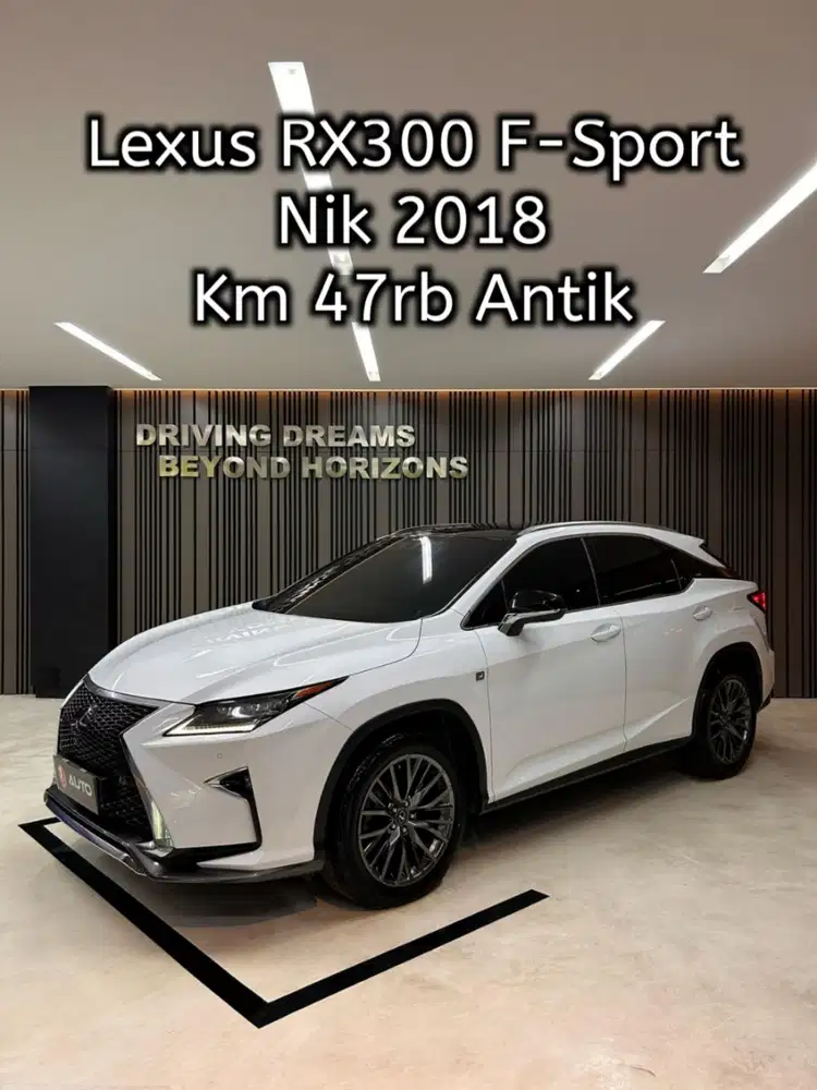 Lexus RX300 RX300T F-Sport 2019 Putih Km47rb Nik 2018 B2446SMI