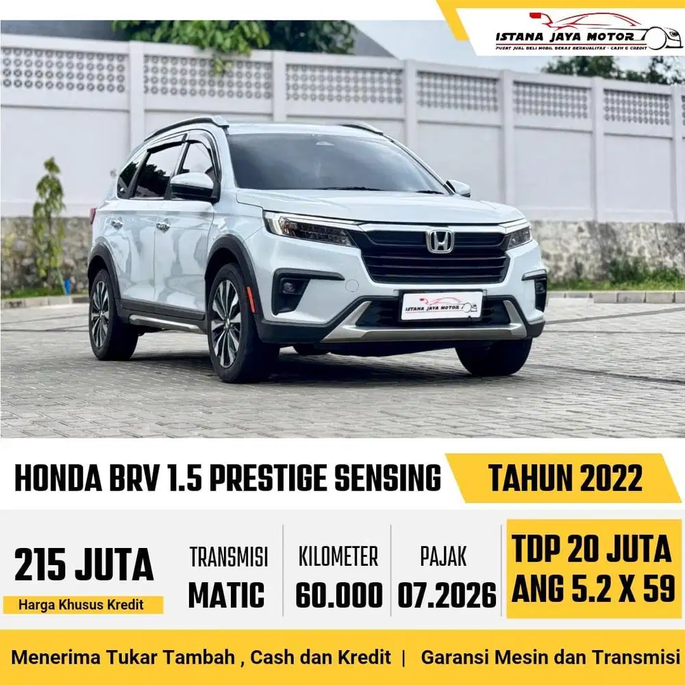 TANGAN 1 Honda BRV Prestige Sensing AT 2022
