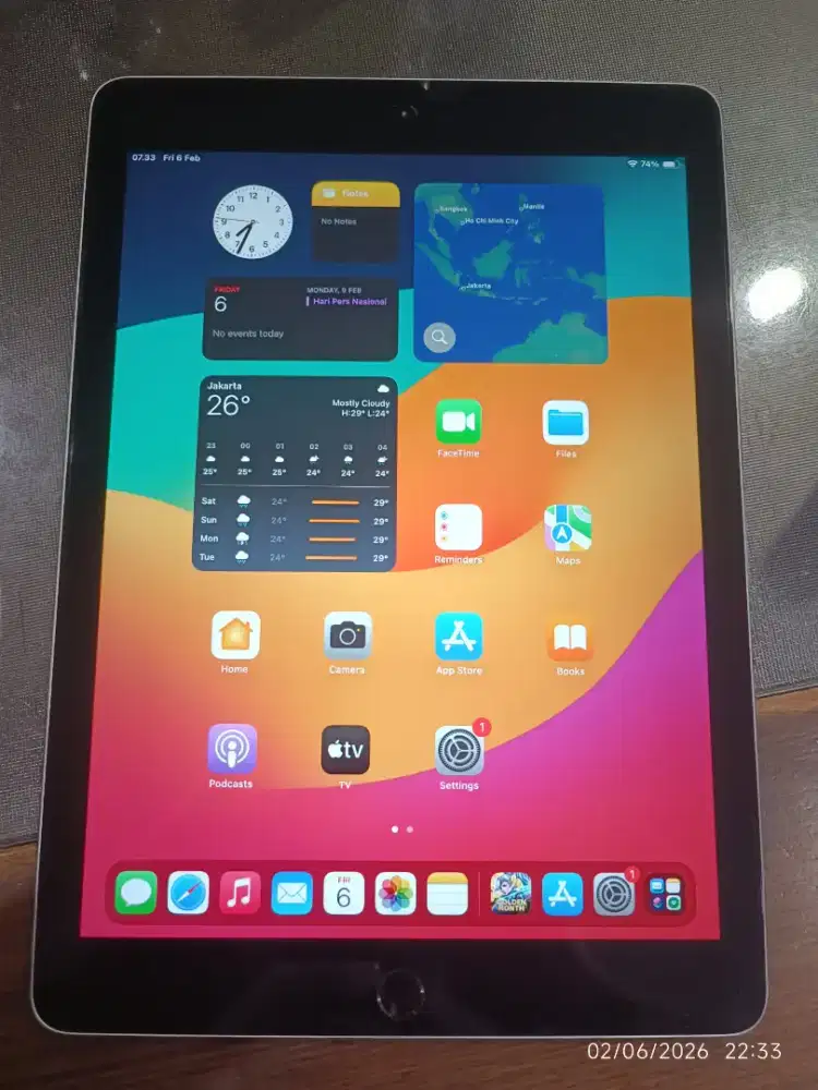 IPad Generasi 6 32GB Wifi