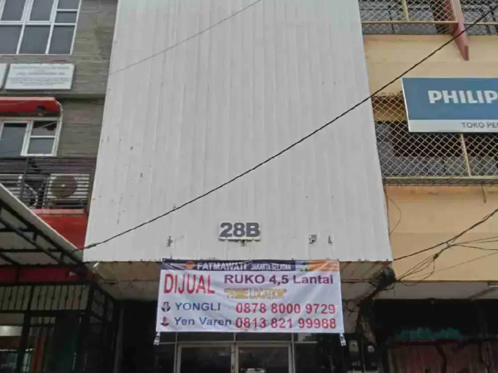 Ruko Dijual persis Fatmawati Raya Ruko dijual Jalan Fatmawati Raya Jakarta Selatan
