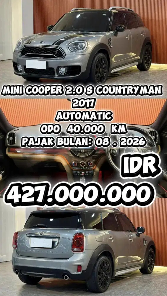 [ WARRANTY 3 YEAR ] MINI COOPER S COUNTRYMAN 2.0 AT 2017 SIAP PAKAI