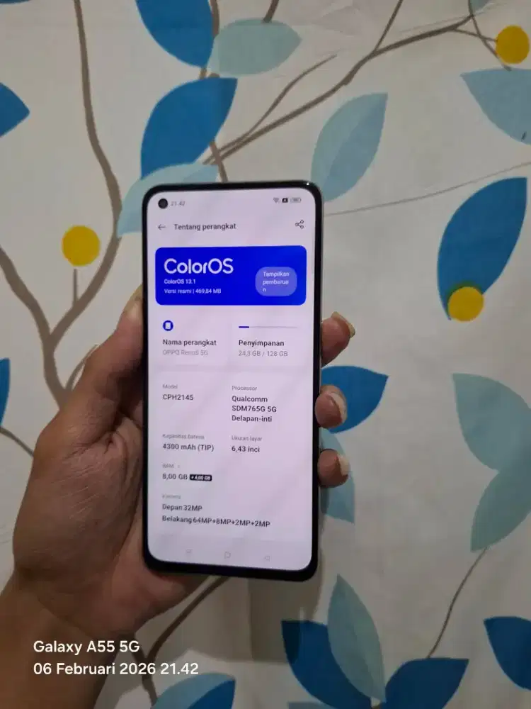 Oppo reno 5 5g 8/128
