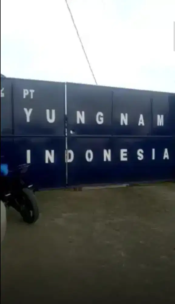 Di jual butuh gudang turun harga lokasi depan jln raya Cigombong Bogor