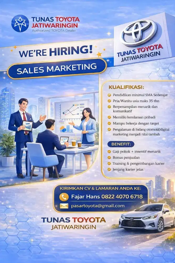 Sales Marketing Toyota Jatiwaringin