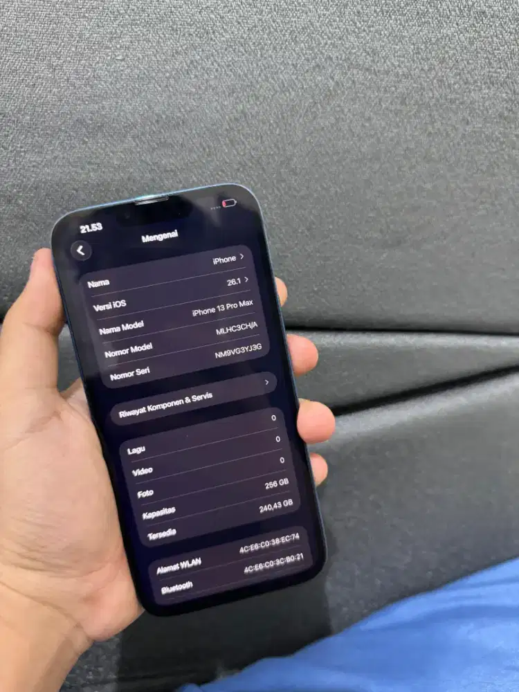 iPhone 13 promax 256gb inter