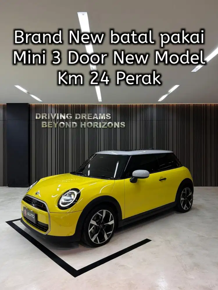 MINI Cooper 2.0 S 3 Door Hatchback NEW MODEL 2025 Kuning Nik 2024
