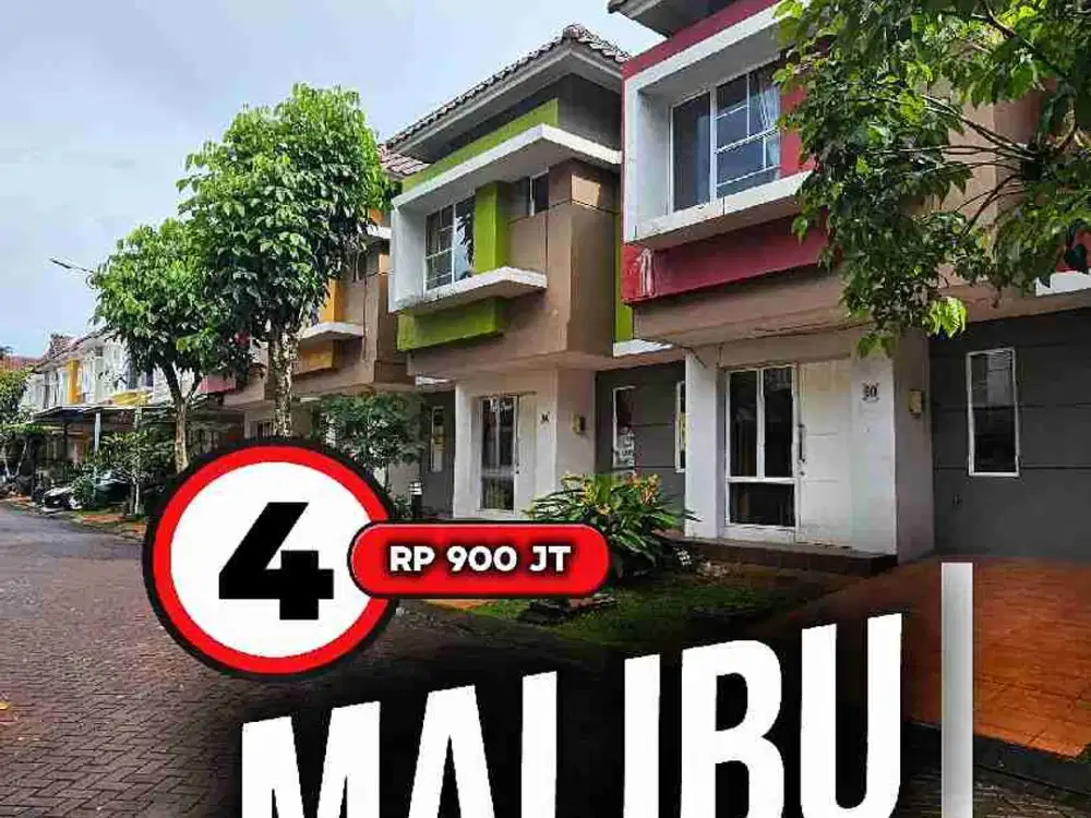 dijual 4 unit termurah di malibu village gading serpong
